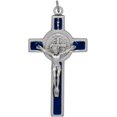 thumbnail image 1 of Saint Benedict Crucifix Pendant | Includes Case and Information Card | Patron Saint of Students and Europe | Great Catholic Gift for First Communion and Confirmation, 1 of 3
