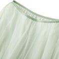 thumbnail image 5 of Falda de tul de dos tonos de 3 capas para mujer, falda plisada de encaje, falda de malla de tul en forma de A, falda de verano, falda de playa, falda de baile con cintura elástica, 5 of 5
