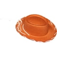 thumbnail image 5 of Childrens Brown Felt Cowboy Hat by Century Novelty by Century Novelty, brown, Size Small, 5 of 5