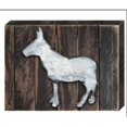 thumbnail image 1 of Designocracy 99139-M Donkey Wooden Magnet Wall Decor, 1 of 1