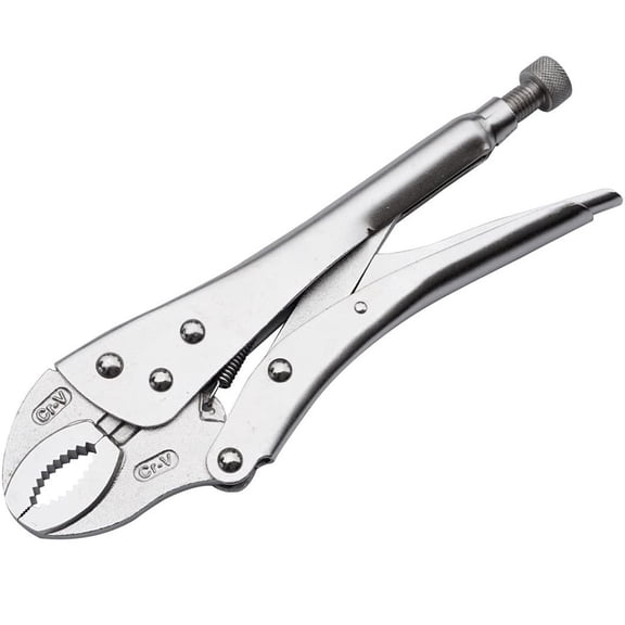 "12-Inch Heavy Duty Locking Pliers, Curved Jaw Vise Grip with Chrome Vanadium Steel - Welding Clamp for Metalworking & Fabrication"