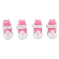 thumbnail image 1 of Oubit Puppy Paw Protector,4pcs Dog Booties Summer Dog Shoes Dog Booties Convenient Use, 1 of 9