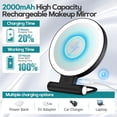 thumbnail image 4 of Espejo de aumento B Beauty Planet 30X con luz de 2000 mAh, 4 of 7