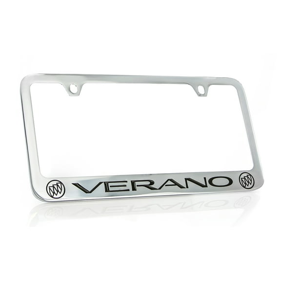 Buick Verano Chrome Plated Metal License Plate Frame Holder
