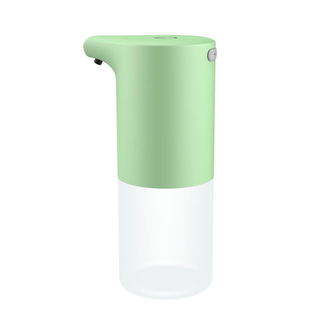 Bewildely Dispensador de jabón con Sensor automático sin contacto de 350ml, espuma con carga USB, Sensor infrarrojo inteligente, dispensador de jabón Juegos de accesorios de baño Verde Bewildely HA005547-02