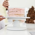thumbnail image 3 of OULII 4Pcs Small Cake Boards in Silver for Easy Cake Holding and Decoration, 3 of 8