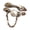 Steel Color, variant on Adjustable Wedding Rings Dating Rings Double Layer Delicate Finger Jewelry Alloy Texture for Woman and Present
