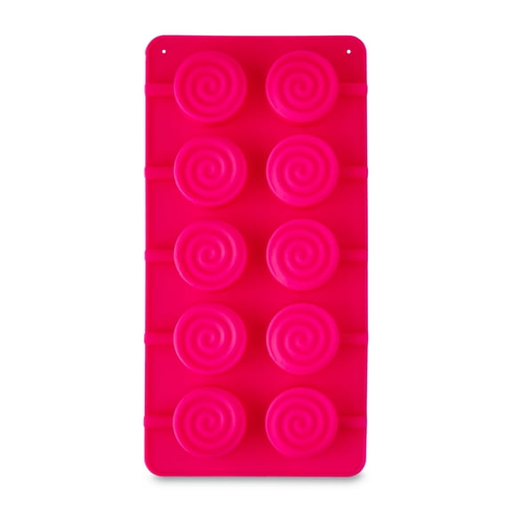10-Cavity Lollipop Swirl Silicone Mold, by Way To Celebrate