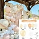 thumbnail image 5 of Kit de arco de guirnalda de globos de color marrón café albaricoque, decoraciones para fiestas de cumpleaños y bodas, suministros para baby shower para niños, globos de látex, 5 of 5