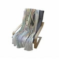 thumbnail image 4 of Hair Salon Soft Flannel Fleece Throw Blanket, Hairdresser Concept a Lady Silhouette with Scissor on Pastel Color Backdrop, Cozy Plush for Indoor and Outdoor Use, 70" x 90", Multicolor, by Ambesonne, 4 of 6