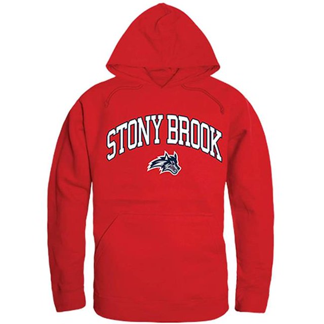 W Republic 540-388-RED-03 Stony Brook University Campus Chandail à Capuchon, Rouge - Large