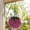 Pink, variant on Solar Powered Hanging Flower Ball Decoration For Outdoor Garden Patio Porch, Artificial Floral Basket Lighted Plant Decor For Yard Balcony Pathway Wedding And Seasonal Display(Blue)