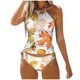 thumbnail image 1 of MKLEKYY Trajes De Baño Mujer Dos Piezas Women'S Fashion Summer Maple Leaf Day Print Sexy Lace Up Two Piece Swimsuit, 1 of 5