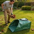 thumbnail image 5 of 53 Gallon Leaf Collector Leaf Scoop,Foldable Yard Waste Bag,Large Lawn Bags Leaf Bags,Heavy Leaf Pick Up Tools Leaf Loader,Reusable Yard Garden Bags For Leaves Lawn Trash, 5 of 6