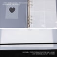 thumbnail image 3 of KAKOWELY 1 Set Binder Photo Album White Plastic Protection for Family Photo Storage, 3 of 6