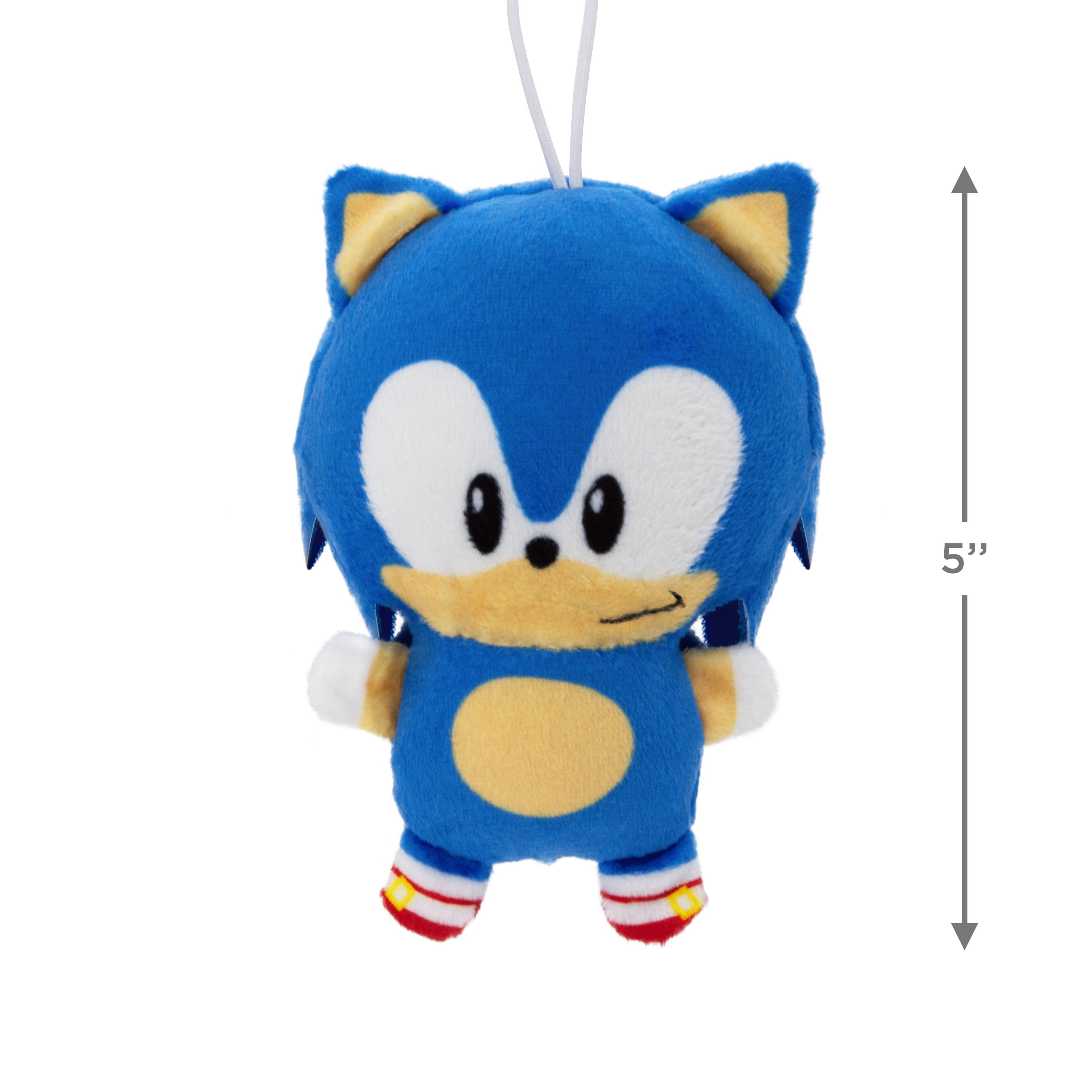 Hallmark Christmas Ornament (Sonic the Hedgehog, Plush Fabric), 1 Count