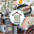 thumbnail image 3 of Spring Flowers Kitchen Towels Set of 3, Water Absorbent Dish Towel, Summer Rustic Botanical Butterfly Decorative Hand Towels - Quick Drying Cloth for Cooking Baking, 18x28 Inch, 3 of 8
