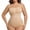 Nude, variant on Plus Size Strapless Shapewear Bodysuit For Women Body Shaper Tummy Control Faja to 4XL Double Compression