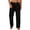 Black, variant on Mens Plush Warm Pajama Pants, Fluffy Soft Fleece Sleep Pant with Pockets Lounge Pj Bottoms for Men (Black, M)