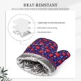 thumbnail image 4 of Honeii Cute Crabs patten Oven Mitts and Pot Holders Sets, Baker Oven Mitts, Mittens for Kitchen Decor, Baking Lover over Gloves Gifts, 4 of 7