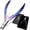 Cuticle Nippers/Colorful-b, variant on Cuticle Trimmer 3/4 Jaw Extremely Sharp Cuticle Nippers Scissors Stainless Steel Clippers Cutter Remover Pedicure Manicure Nail Tool, cuticle pusher, nail cuticle trimmer professional cuticle cutter
