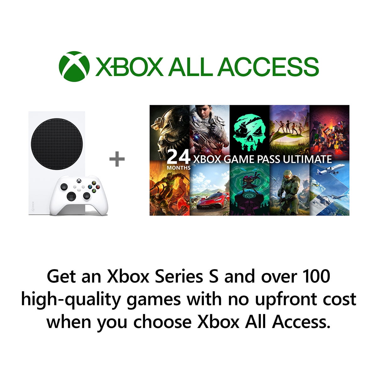 Microsoft Xbox Series S Fortnite & Rocket League Bundle Disc-free Gaming,  White
