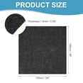 thumbnail image 2 of 39"x39" Speaker Box Carpet Fabric with Adhesive Back,  Gray Car Trunk Under Felt Carpet Liner Interior Cover Roll Carpeting for Sub Box, Auto, RV, Boat, Marine, Door Liner, 2 of 7