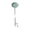 Green, variant on Ceramic Pollinator Watering Station with Garden Stake - Scalloped Flower Water Bowl Dog Water Bowl - Decorative Outdoor Insect Feeder for Butterfly & Bee(Blue)