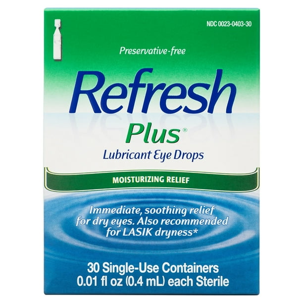 Refresh Plus Lubricating Eye Drops, Carboxymethylcellulose Sodium 0.5