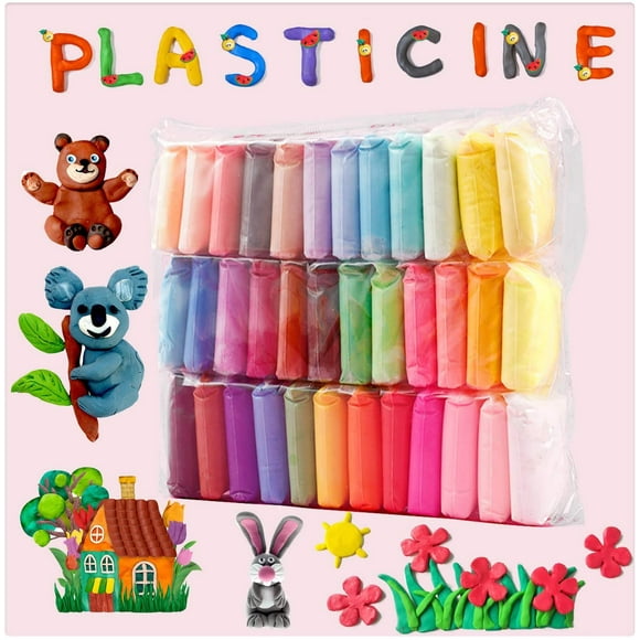 36 Color Air Dry Clay Super Light Clay Creative DIY Plasticine Magic Polymer Clay with Tool and Manuals Suitable for Boys and Girls Over 3 Years Gift