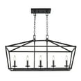 thumbnail image 6 of Trans Globe Lighting 10263 ASL Lacey 5 Light 36" Wide Taper Candle Linear Chandelier -, 6 of 7