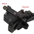 thumbnail image 2 of Hydraulic Brake Clutch Master Cylinder Lever Pump Silver for Motorcycle ATVs with 1in Handlebars, 2 of 4