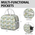 thumbnail image 6 of Lunch Bag Lunch Box for Women Reusable Insulated Lunch Bags,Water-Resistant Lemon Print Cooler Lunch Tote Bag, Large Capacity for Work Travel Picnic, 6 of 6