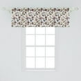 thumbnail image 2 of Ambesonne I Love You Window Valance, Abstract Amour, 54" X 18", Multicolor, 2 of 3