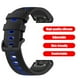 thumbnail image 3 of Correa de Reloj para Garmin Fenix ​​7S / Fenix ​​6S / Fenix ​​6S Pro (Negro Azul), 3 of 9