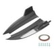thumbnail image 2 of Difusor Lateral de Parachoques Trasero de 2 Piezas para Clase C Coupe C205Line C43 C63 2015-2021 con Protección Fuerte que Mejora la Estabilidad de Conducción ANGGREK Otros, 2 of 8