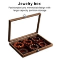 thumbnail image 3 of YAOMOBB Storage Display Holder Jewelry Storage Box with Transparent Lid Large Capacity Multi compartment Jewelry Organizer Case, 3 of 7