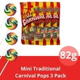 thumbnail image 5 of Mini Carnival Lollipops, Birthday Party Candy, Pack of 3, 2.9 Ounces per Bag, 5 of 6