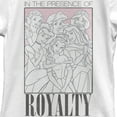 thumbnail image 2 of Girl's Disney In the Presence of Royalty Graphic Tee White X Small, 2 of 4