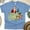 CarolinaBlue, variant on Nostalgic Magic T-Shirt | Vintage Santa Holiday Graphic Tee, Heliconia, Size 2XL
