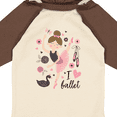 thumbnail image 4 of Inktastic Ballerina I Love Ballet Dance Gifts Girls Long Sleeve Baby Bodysuit, 4 of 5