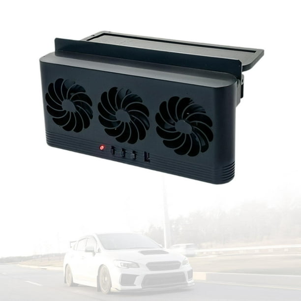 Ventilador de de la ventana del automóvil 5000 rpm SUV de camión fácil de instalar ventilador de ventilación USB USB y ventilación de vehículo Negro