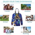 thumbnail image 7 of Boys Girls Yu-Gi-Oh Hoodie 3D Print Pullover Hooded Long Sleeve Sweatshirts Tops Blouse with Pocket X-Large, 7 of 7