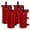 Red-4Pcs, variant on 18 Inch Canopy Weights Set of 4, 120LBS Sand Bags for Pop Up Tent, Heavy Duty Weight Bags for Outdoor Gazebo Trampoline Pergola, Red Empty Sandbags for Camping Beach Tailgate