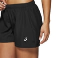 thumbnail image 4 of Short Asics  Mujer Silver 4Inch Negro Training 2012A030001, 4 of 4
