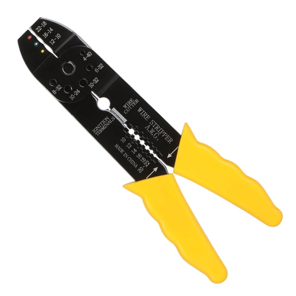 EverStart 3-in-1 Self-Adjusting Wire Stripper/Crimper/Cutter, 10–22 AWG