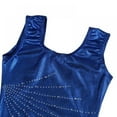 thumbnail image 6 of Girls Leotards Gymnastic Dance Onesies Ballet Tank Sleeveless Colorful Shiny Leotard, for 5-14 Years, 6 of 7