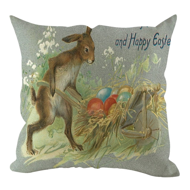Fiudx Ofertas Y Liquidación Funda De Almohada Con Pinturas Artísticas, Funda De Cojín Para Decoración Del Hogar, Funda De Almohada Familiar
