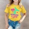 thumbnail image 2 of TZEWGL Casual Shirt For Girl Boy Cute Graphic Printed Round Neck Short Sleeved Clothes For Infnants size 3-4T, 2 of 4
