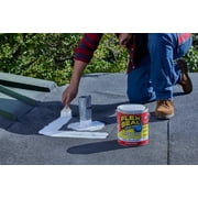Flex Seal Liquid Rubber Sealant Coating, 1 Gallon, White